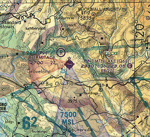 The shaded areas indicate the areas covered by cameras 1 and 2.